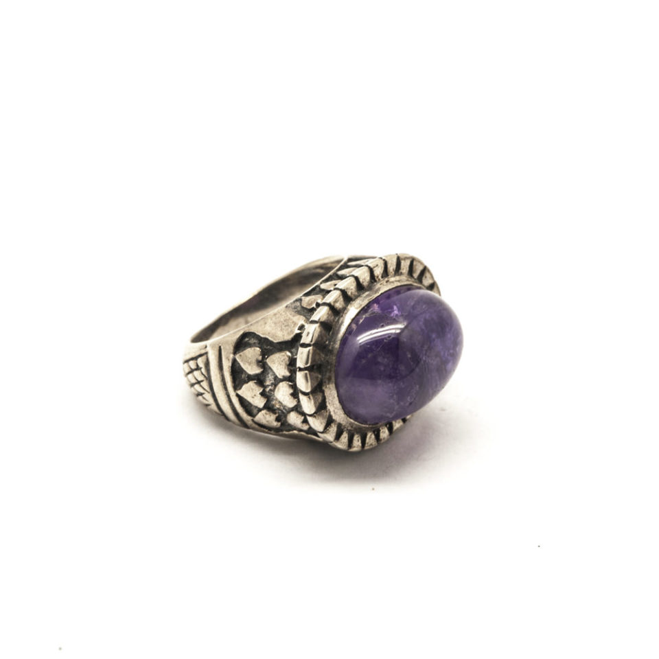 Bague Améthyste sur Argent