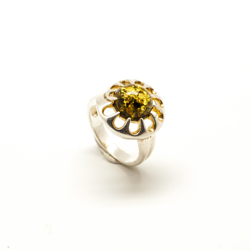 bague ambre de la baltique